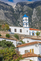The mountain village of Dhermi, Albania.