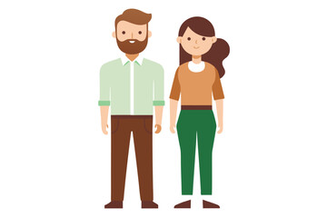 Fototapeta premium man and woman