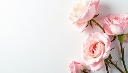Fototapeta premium Bright white backdrop with subtle texture, ideal for showcasing beauty items, showcase, backdrop, skincare
