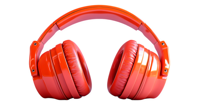 Call center customer support headset icon, 3D cartoon plastic style, isolated on white background