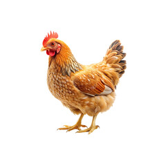 Fototapeta premium chicken isolated on a transparent background, in a PNG format