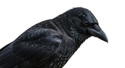 Obraz premium Close Up of a Black Crow