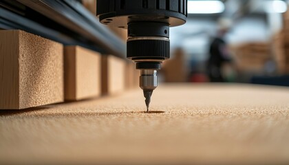 Industrial wood cutting machine