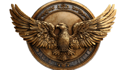 Gold dollar coin with wings, 3D cartoon plastic style, isolated on white background