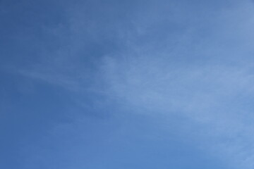 Blue Sky with Soft Clouds – Natural Background