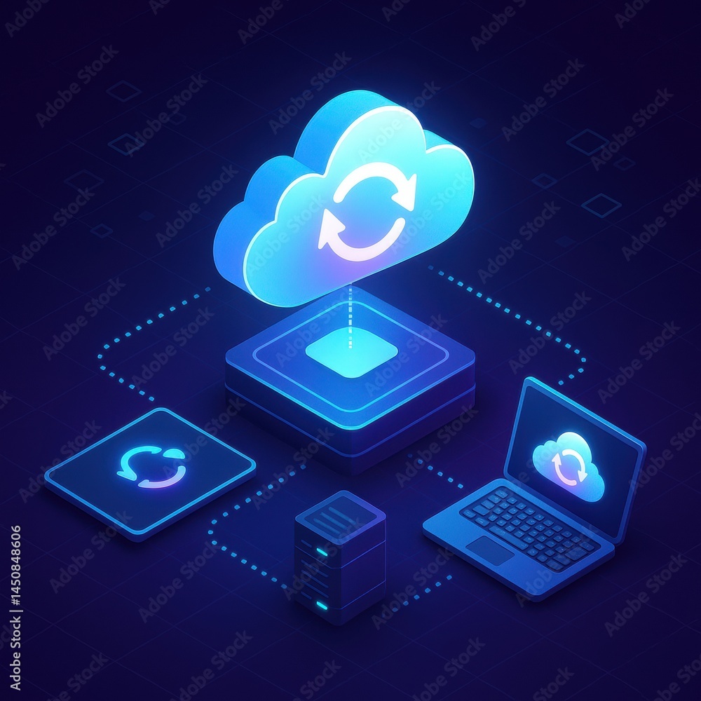 Poster Cloud Storage and Data Transfer Application