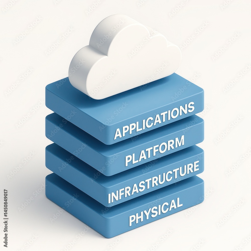 Poster Cloud Application Infrastructure Architecture