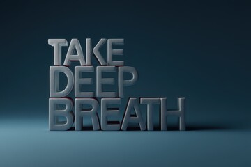 Breathe Easy: A Calming Concept Illustrating the Art of Deep Breathing for Relaxation and Clarity