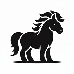 Fototapeta premium Silhouette Horse