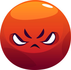 Red Angry Face