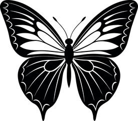 Butterfly With Soft Gradient Wings Blending Paste