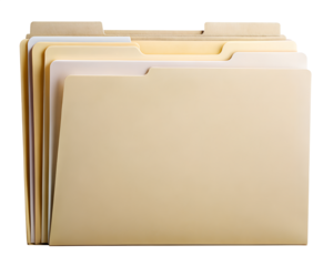 file folder with document