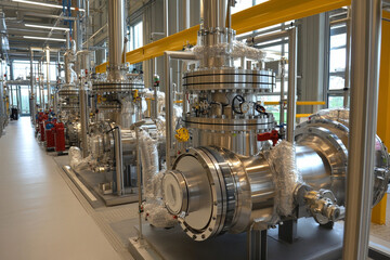 Industrial ventilation systems installed in a modern facility for optimal air management