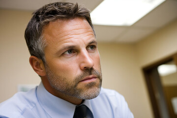 Obraz premium Candidates preparing for job interviews engage in focused discussions in a professional setting