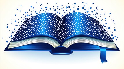 Enchanted Blue Book: A Magical Journey into Literature