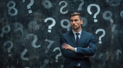 Business leader confused