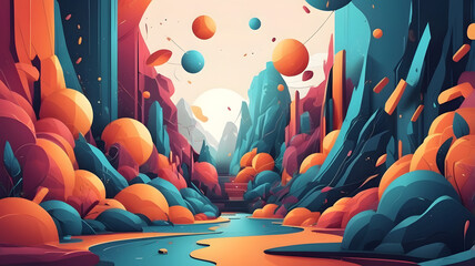 Colorful abstract background. colorful abstract wallpaper