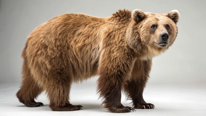 Obraz premium Brown Bear on studio background