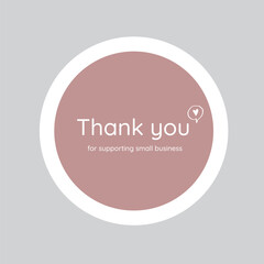 Thank you for your support vector