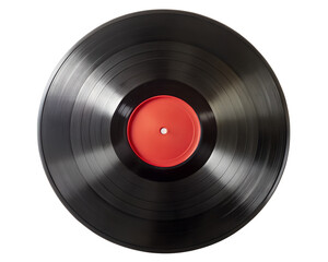 Obraz premium vinyl record isolated on white