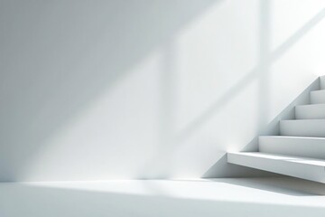 Obraz premium Subtle geometric lines, soft grey and white, minimalist style , illustration, surface