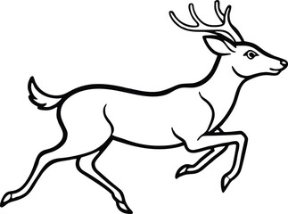running deer   