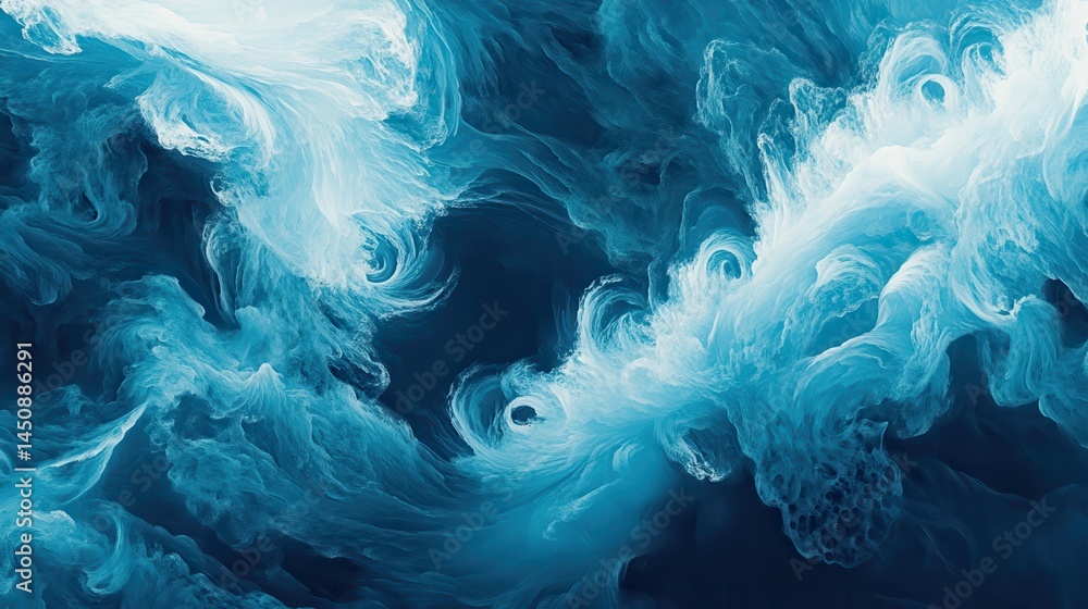 Poster imaginatory lush fractal texture generated image abstract background illustration