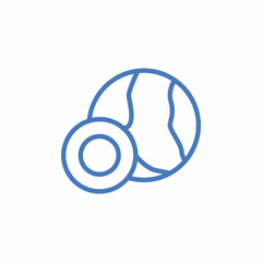 global access security icon sign vector