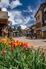 Vail, Colorado in spring