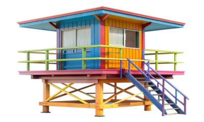 lifeguard tower on the beach