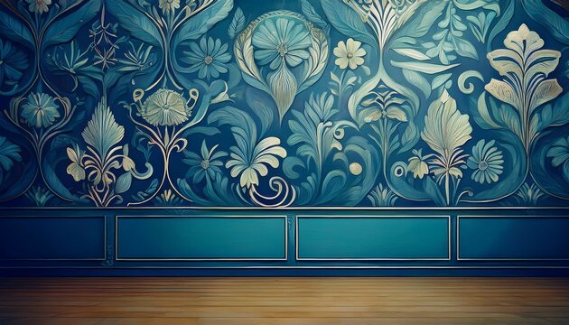 Fototapeta retro blue wallpaper