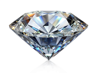 diamond on white background