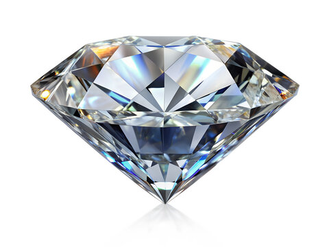 diamond on white background