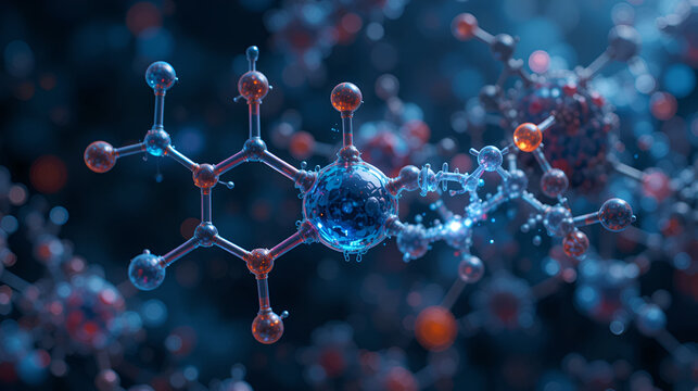 Molecule of benzene
