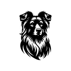 Obraz premium Dog silhouette bundle vector design