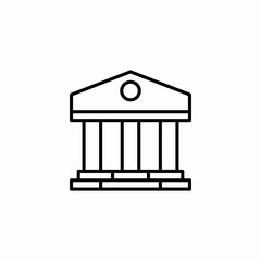 government house icon sign vector