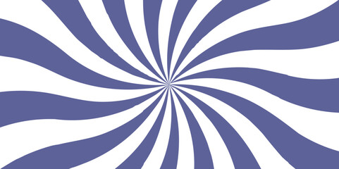 Abstract Twisted sunburst with rays Background. Candy geometric radiation background. Vector spiral wavy lines, sweet lollipop candy, fruit yogurt or marshmallow. cartoon style, sunlight, sunburst.