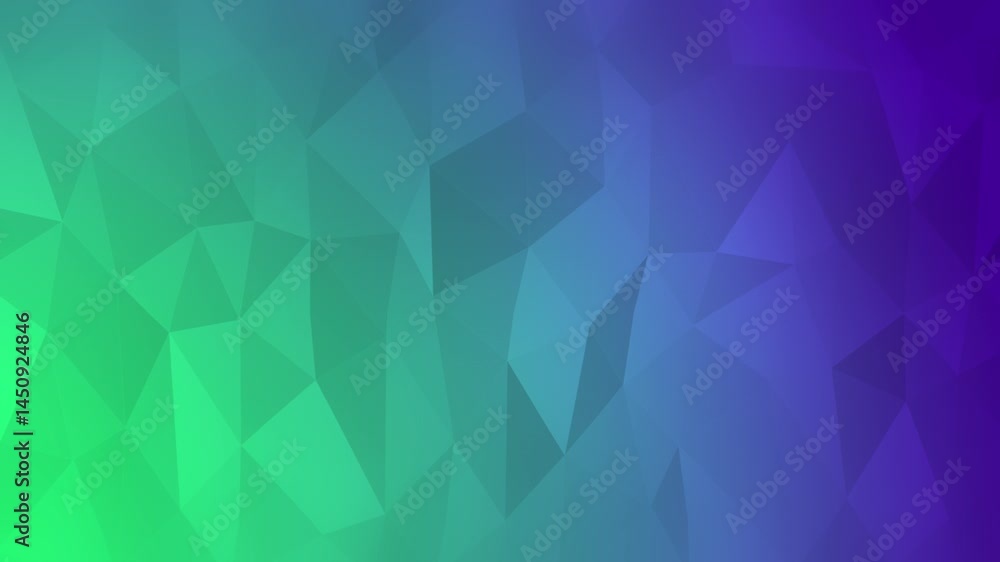 Poster abstract blue vector backdrop with geometric triangle pattern design