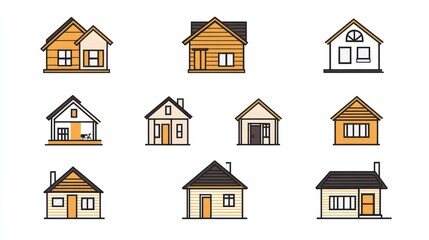 Simple House Icons Collection (4)