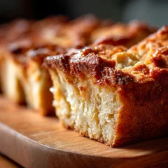 Close-up of Sliced Apple Cinnamon Bread