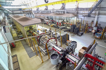 Equipment for manufacture of heating radiators. Factory and machines