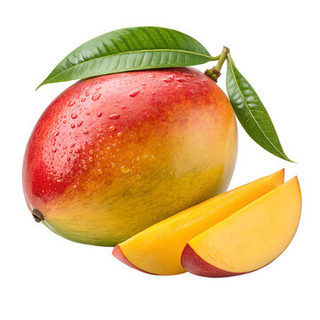 Mango (Haden), isolated on a transparent background