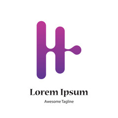 h letter creative logo design