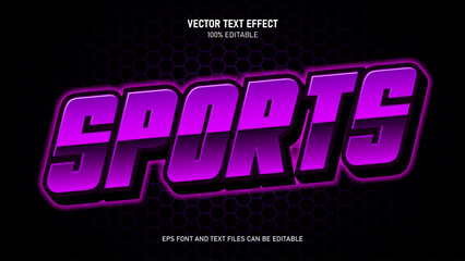 Sport game editable text effect © ricks