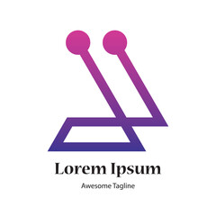 j letter creative logo design icon