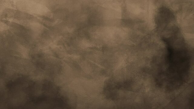 Slow moving rough textured brown sepia background with subtle expand and contract movement with an old grunge, ancient historic or antique themed animated background wallpaper 4K 