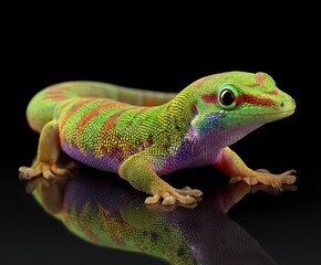 Obraz premium Standing's Day Gecko, Phelsuma standingi