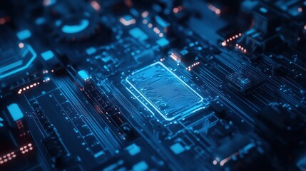 Circuit Board Closeup