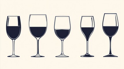 Wine Glass Types Illustration (10)