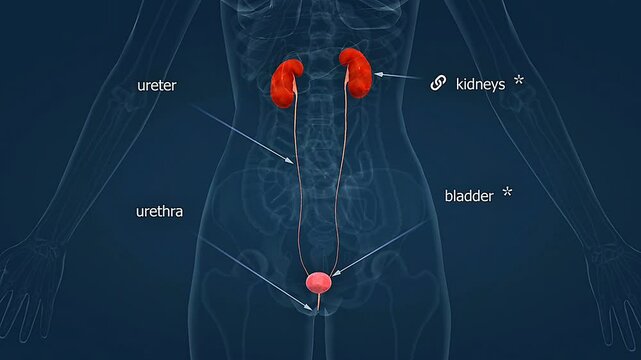  Anatomy of human female urinary system